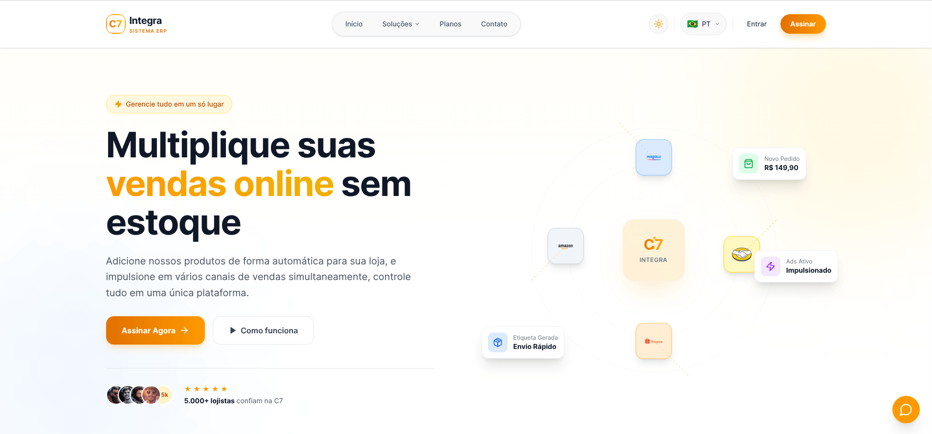 C7 Integra — versão desktop