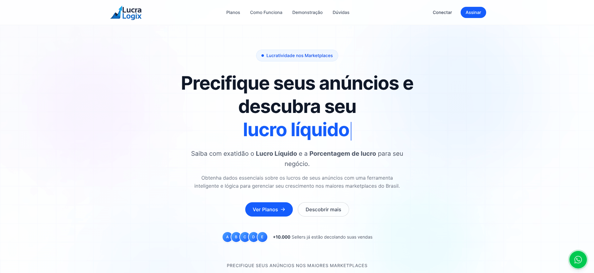 LucraLogix — versão desktop
