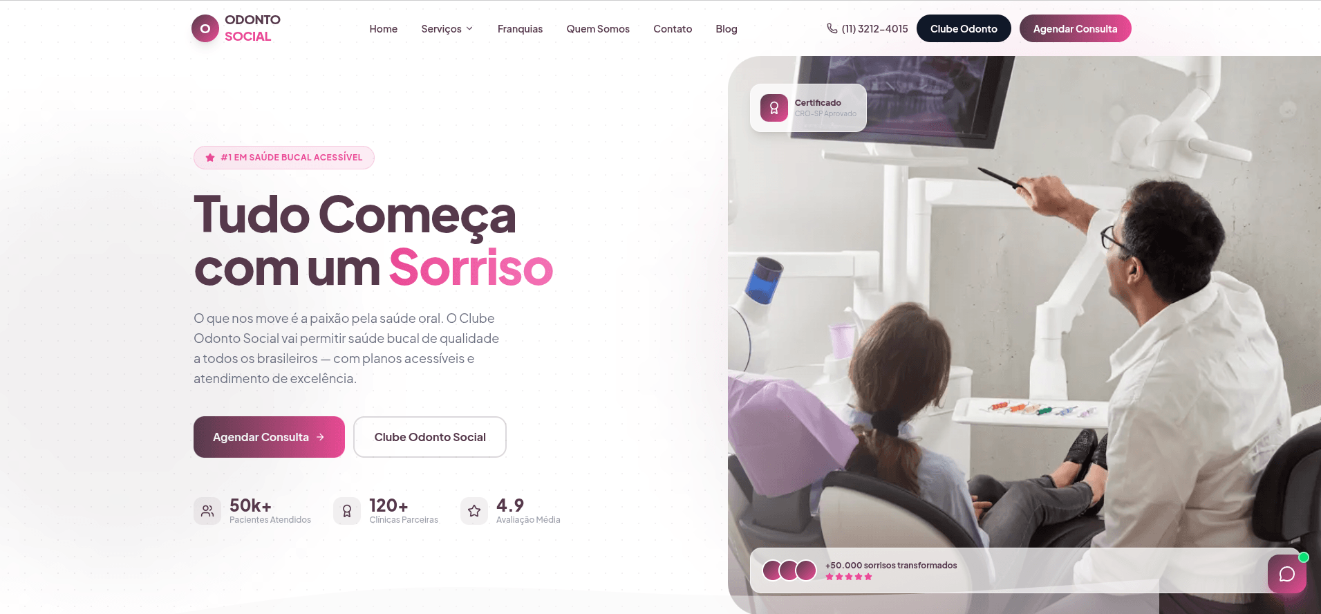 Odonto Social — versão desktop