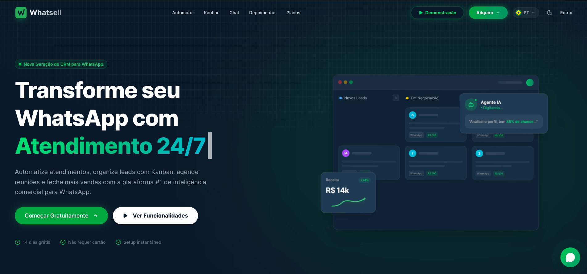 WhatSell — versão desktop